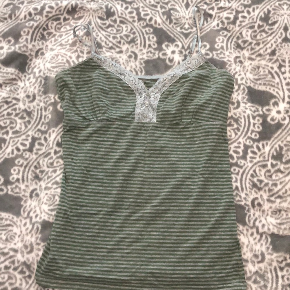 🎉SOLD🎉Spaghetti String Adjustable Tank
